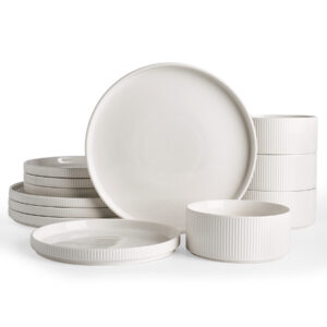 Star Porzellan Serie 12-teiliges Geschirr Set