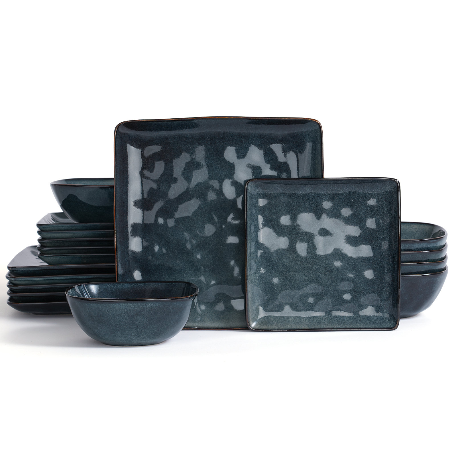 Ocean Series 18er Essensgeschirr Set, Quadrat - Image 11
