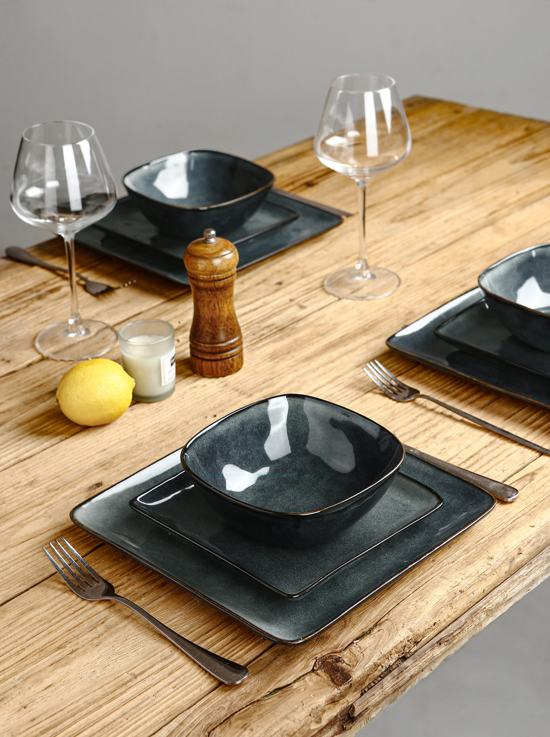Ocean Series 18er Essensgeschirr Set, Quadrat - Image 12