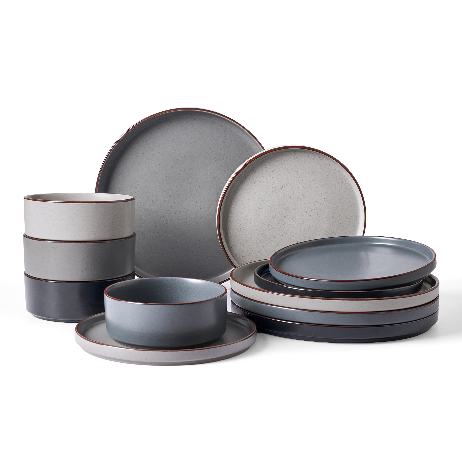 Nebula Serie 12 Stück Geschirr Set