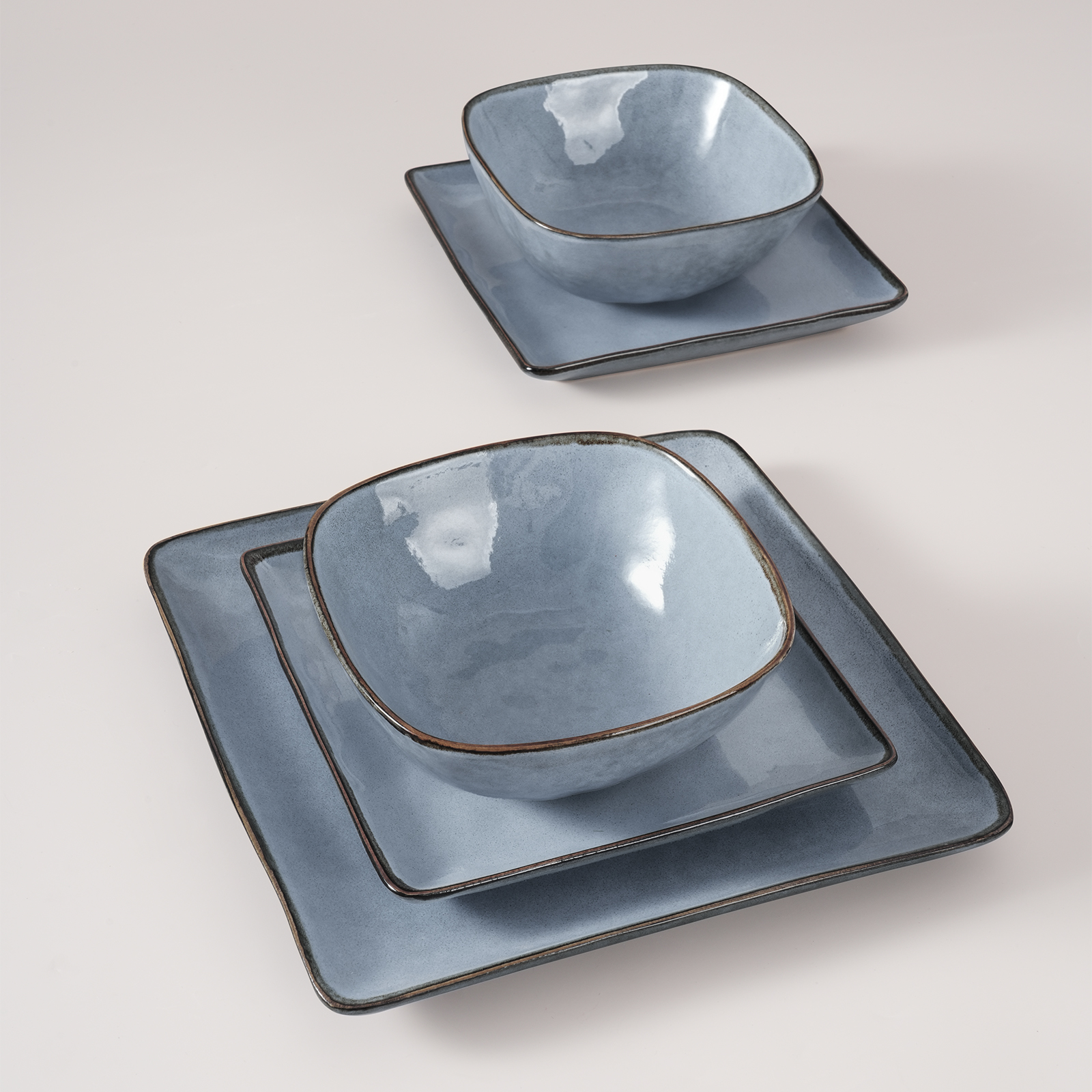 Ocean Series 18er Essensgeschirr Set, Quadrat - Image 9