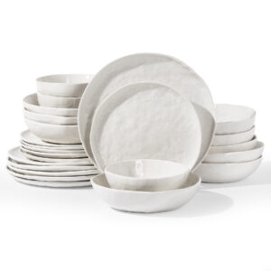 Neptune Serie 24 Stück Geschirr Set mit Pastaschale